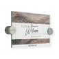 Preview: Tuerschild VITRUM P Glasschild fuer Buero 130 200 mm